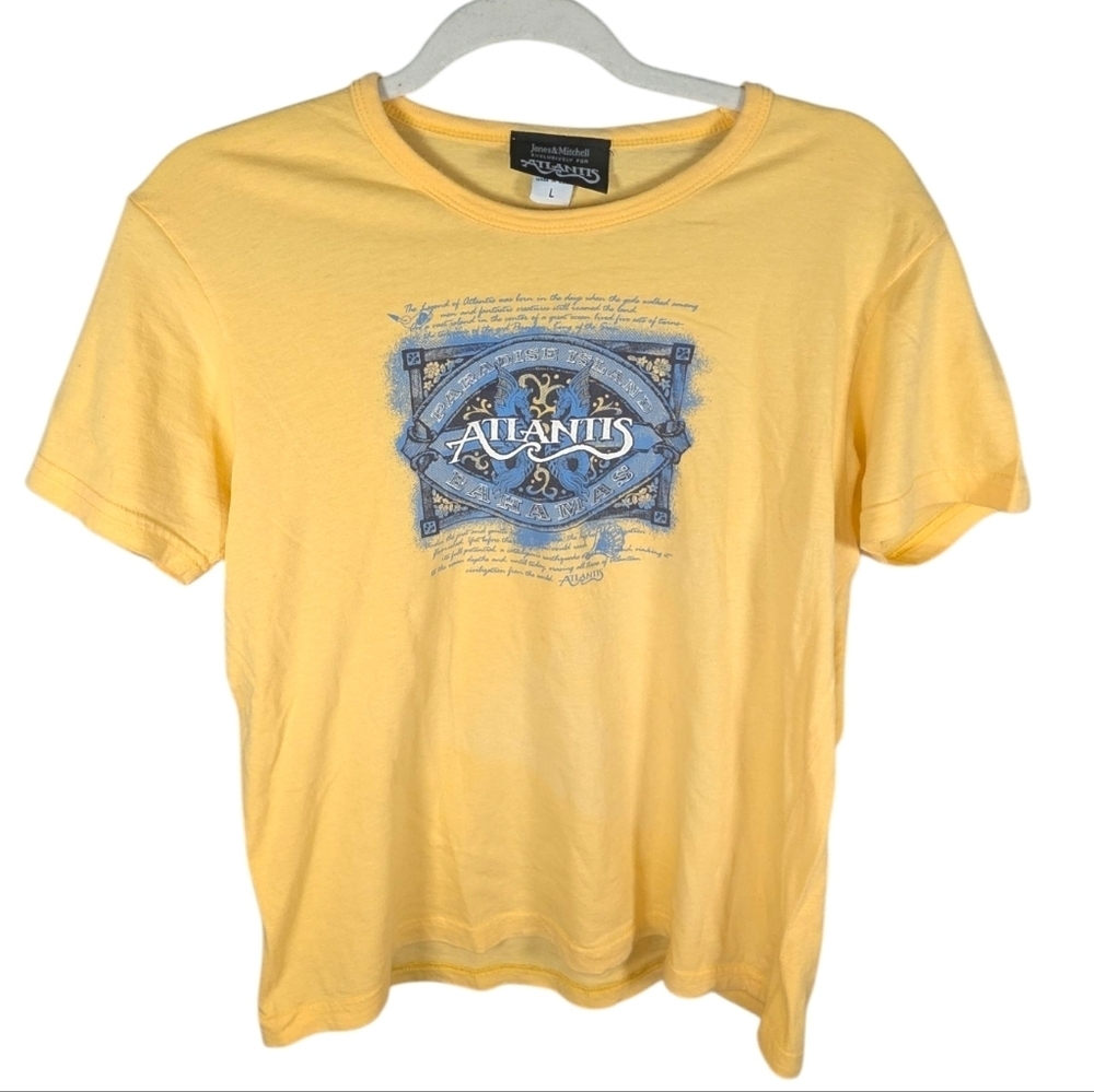 Jones And Mitchell Paradise Island Bahamas Atlantis Women's T-shirt Size Large